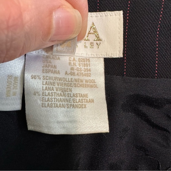 Escada Navy Pinstripe Dress - Picture 7 of 7